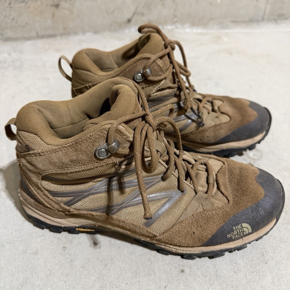 The North Face Shoes - The North Face Storm II Mid Hiking Boots Brown Women's 8 Gorpcore Waterproof